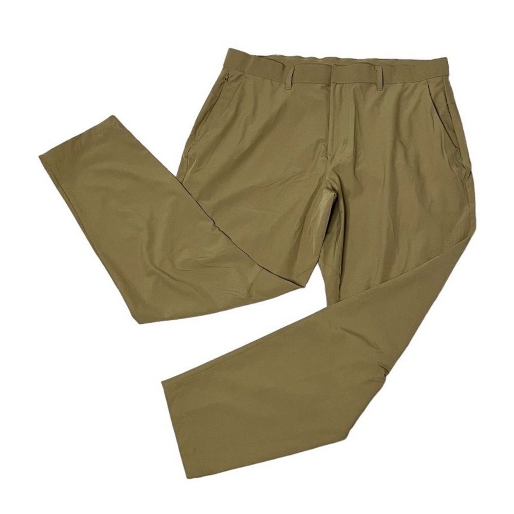 FABLETICS Mens The Only Pant Modern Classic Fit Dark Twill 5 Pockets